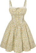 Next-Level Floral Bodycon Corset Mini Dress